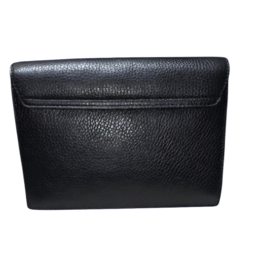 🔥Pinko Alicante Pattina Italian Leather Crossbody Bag Black w/Gold Accents EUC - Picture 3 of 11